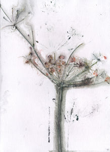 Foldekort med botanisk kunsttryk