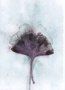Foldekort med botanisk kunsttryk