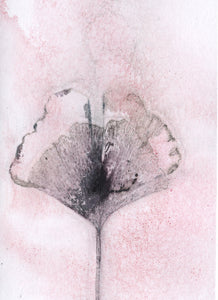 Foldekort med botanisk kunsttryk