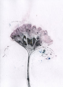 Foldekort med botanisk kunsttryk