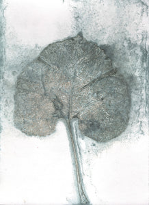 Foldekort med dobbelt botanisk kunsttryk.
