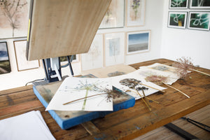 Workshop 5. marts 2023 i botanisk kunsttryk.